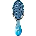 Olivia Garden Aurora OG Brush Detangler, pocket-size, perfect for travel, removable cushion, scalp hugging shape massages the scalp, wet or dry hair, for women, men and children