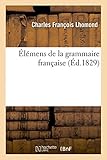 Image de Élémens de la grammaire française