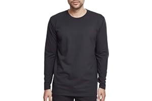 Urban Classics Męska koszulka z długim rękawem, czarny, XL