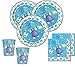 Produktbild 48 Teile Baby Shower Deko Set Wäscheleine Blau für 16 Personen
