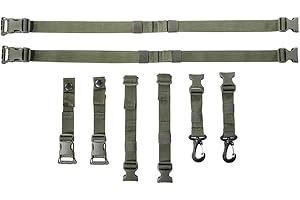Tasmanian Tiger TT Pouch Harness Kit d'adaptateur pour fixation de poches supplémentaires sur les bretelles de sac à dos