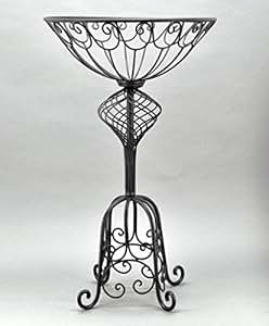 Amazon.de: KUHEIGA Dekoständer Höhe: ca. 85 cm Rostfarben Kranzständer