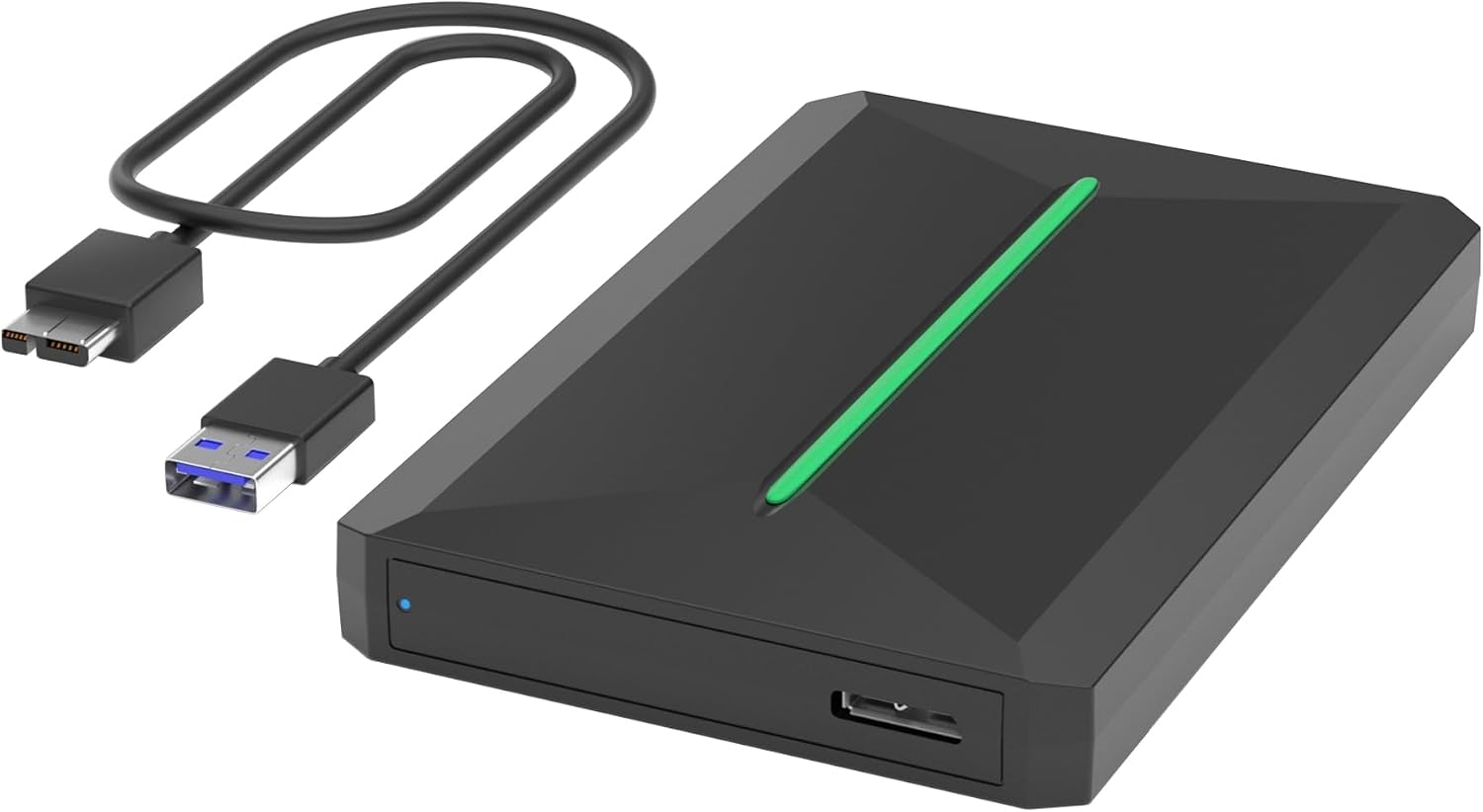 Odetina 2TB External Solid State Drive, High-Speed Compact Portable Drive USB 3.0 Up to 5Gbps Compatible with 2.5 Inch SATA HDD/SSD for PC Laptop Desktop Gaming (BG)
