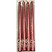 Produktbild Vater Weihnachten 25 cm Taper Kerzen, rot, 4 Stück