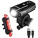 Produktbild Led Fahrradbeleuchtung,Teorder LED Frontlichter und Rücklicht set,Fahrradleuchte fahrradlicht vorderlicht wiederaufladbar usb mit 2000mAh batterie,1000lm,4 Licht-Modi,wasserdicht Fahrradscheinwerfer und Rückleuchten (Montagewinkel zubehör und 2 USB-Kabel )