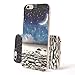 Produktbild FINOO ® | Handyhülle Transparent Hardcase Landschaften Iphone 6 Plus Mond Sichel