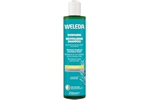 WELEDA Shampoo Rivitalizzante al Rosmarino, Con olio di rosmarino biologico e acido ialuronico, rivitalizza e idrata i capelli e il cuoio capelluto (1x250ml)