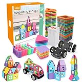 ✿ REGALOS PERFECTOS: este juego de juguetes magnéticos para cumpleaños de niños, fiestas, Navidad, Halloween y más. También podrían jugar con sus hijos felices juntos.