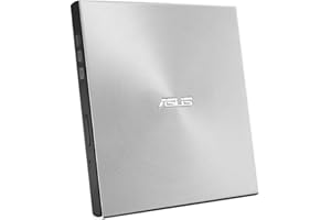 Asus Masterizzatore Esterno ZenDrive U7M Ultra Slim 8x, Supporto M-Disc, compatible con Windows e Mac OS, colore Silver