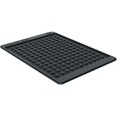 R&Ouml;SLE Silicone Mat Protect Storage Surfaces, Temperature Resistant up to 428&deg;F, Dishwasher Safe, Black