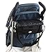 BTR Pram Buggy Buddy Stroller Organiser Storage Bag With Mobile phone holder & Rain cover - Black - Water Resistant