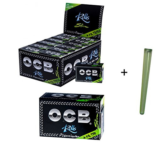 - Feuilles OCB avec 24 filtres (carton) + étui à joint.