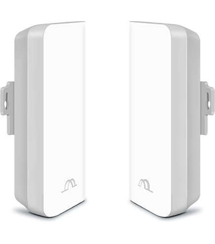 ULNA CPE802T Wireless Bridge Kit (3-Pack) - Gigabit Dual Band, 5KM Range, Point To Point/Multipoint, Outdoor IP65 For Internet Extension To Barn, Farm, Shop