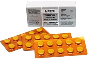 Selectavet Gastrosel | 30 Tabletten | Ergänzungsfuttermittel für Hunde und Katzen | Zur Unterstützung der physiologischen Verdauung | Mit Kaolinit | Magen & Darm