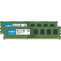 Crucial 4GB DDR3L 1866 MHz (PC3L-14900) RAM Memory Module - 240-Pin, 1.35V/1.5V, Unbuffered, For Desktop Computers