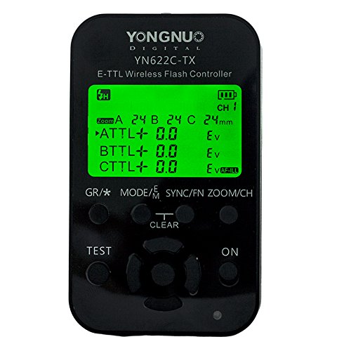 Yongnuo Yn622  C-kit sans fil E-TTL Flash Trigger kit avec   cran LED pour Canon Y Compris 1  x contr  leur Yn622  C-tx et 1  x YN622  C Transceiver