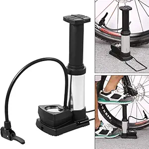 Lucario Aluminum Alloy Portable Floor Foot Activated Bicycle Air Pump 230 PSI