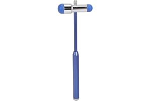 FYEARFLY Martello per Riflessi Neurologici, Martello per Riflessi Tromner in Lega di Alluminio Martello per Riflessi Neurologici con Impugnatura Umanizzata per le Risposte della Pelle (Blu)