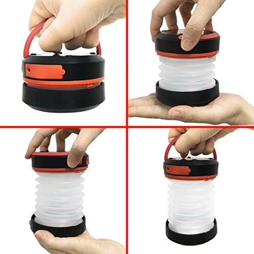 SOLMORE LED Campinglampe Solar Campingleuchte Camping Zelt Laterne Mini LED Notfallleuchte Tragbar Zusammenklappbar Taschenlampe 3 Helligkeiten SOS und Power Speicher mit USB Aussenleuchte für Camping Outdoor Wandern Angeln Abenteuer - 7