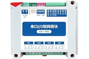 EBYTE ModBus RTU I/O Moduli di Rete MA01-XACX0440 con Porta seriale per PLC RS485 4AI+ADO 4 Interruttore Uscita Watchdog Anti-Crash
