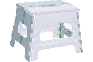 Escabeau Pliant - Chaise de pêche Portable Petit Tabouret - Marchepied Pliable Compact pour Salle de Bain, Chambre, Cuisine, équipement de Camping de pêche en Plein air Hengjierun