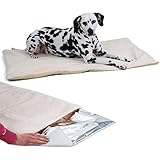 Knuffelwuff 13035 Kälteabweisende und wärmeisolierende Thermodecke Hund, L, 75 x 50 cm