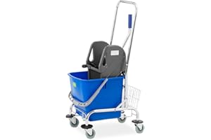 ulsonix UNICLEAN ONE30 Putzwagen mit Presse 30 L Putzwagen Reinigungswagen mit Presse Putzwagen mit Presse Putzwagen professionell