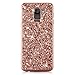 Produktbild Galaxy A6 2018 Hülle Glitzer Silikon Handyhülle für Samsung Galaxy A6 2018 SM-A600 (5,6 Zoll), Coollee Ultra Slim Glitter Sparkle TPU Weich Case Süße Mädchen Luxus Bling Strass Glänzend Handytasche Bumper Dünnes Smartphone Etui Back-Cover Rot Rosa Schutzhülle (Roségold)