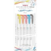 ZEBRA MILDLINER BRUSH PEN N-5C-N SET