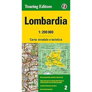 Lombardia 1:200.000. Ediz. multilingue