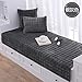 Produktbild Volltonfarbe Plüsch Erker-kissen,Fenster-fensterbank-matte Wohnzimmer Schlafzimmer Bay window pad Europäische Pastorale Anti-rutsch Verdicken sie Matt mat Balkon matte Bodenmatratze-D 80x200cm(31x79inch)