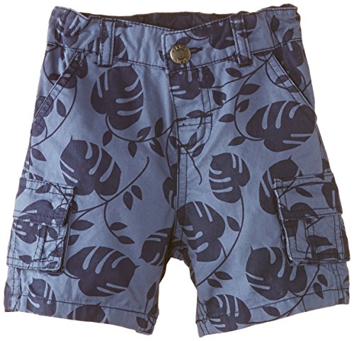 Pumpkin Patch Baby-Boys Printed Shorts, Green (Indian Teal), 3-6 Months