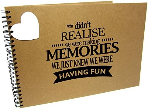 A3/XL Square Making Memories, Scrapbook, Card Pages, Photo Album, Keepsake, Landscape (A3 (Kraft Pages))