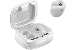 XMENHA Open Ear Kopfhörer Bluetooth kabellos drahtloses Ohrclip-Bluetooth-Headset Ear Clip Luftleitung Knochenschall Sportkopfhörer mit Mic Wasserdicht wireless Kopfhörer Earclip beim Joggen Laufen Radfahren