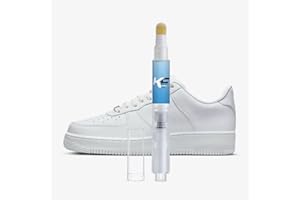M.A.D MYLDAN AUTO DESIGN Mad Kick Fix | White Leather Trainer Touch-Up Paint | 15ml Sponge-Top Bottle | All-in-One Water-Based Paint with Satin Sealant Finish