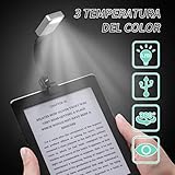 Neck Cuello flexible de 360˚ eck Cuello de cisne recubierto de goma flexible para ajustar fácilmente el ángulo a su gusto, duradero y difícil de deformar. Las luces de lectura LED PAPRMA pueden colocarse en una mesa por separado como una lámpara de noche para brindarle una experiencia de lectura cómoda.