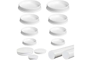 8 Tappo Tubo Grondaia 50 75 110 160 mm, FORMVERSITY Tubo PVC Tappo Per Tubi In PVC, Tappo Di Test Delle Fognature, Tappo Condizionatore 150 mm, Tappi Terminali