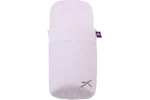 Tititnins© - Saco Capazo Verano Uppababy Vista/Cruz 2015-2022 V2 PITIUSAS.Pique Blanco/Nervio -Relleno extraible-