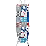 Parasnath Heavy Folding Large Ironing Board Table 18" X 48" (Colour May Vary, Multi-Color) Lifetime Warranty Made in India