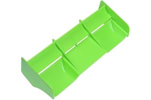 KEEDA 1/8 RC Car Plastic Tail Wing RC Body Shell Rear Wing for 1/8 Scale Short-Course Truck Off-Road Racing Buggy RC Model Car (Green)
