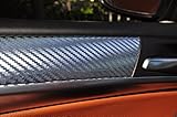 12 teiliges 3D Carbon Set für Aschenbecher, Türzierleisten, Mittelkonsole, Dekorleiste, Lenkrad und vieles mehr