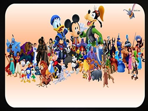 Mouse Mat for Computer PC Laptop Anti-Slip Mousepad Mouse Pad Various Designs MM5 (Disney 2)
