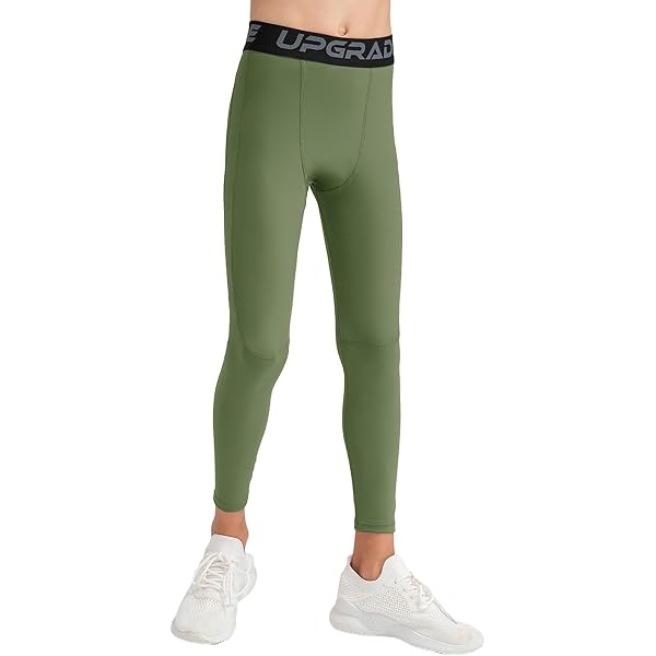 Leggings Compression Garçon - Séchage Rapide - Football Basket - 80% Nylon 20% Spandex