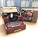 Produktbild Crank Music Box - Vintage Typewriter Hand Crank Music Box Study Toy Gift Desktop Decoration - Crank Harry Rose Wars Music Hole Star Love Sunshine Help Kids Beatles Cant Game Hand Falling Throne