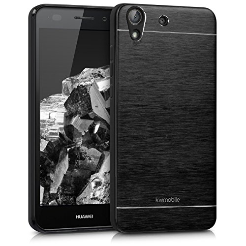 kwmobile Funda para Huawei Y6 II - Carcasa de Aluminio para tel fono m vil - Case Suave en Negro reviews kwmobile Funda para Huawei Y6 II - Carcasa de Aluminio para tel fono m vil - Case Suave en Negro