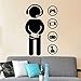 Produktbild Fyyanm Videogioco Gioco Murale Controller per Videogiochi Ragazzi Ragazzi Decorazione Camera Video Gamer Wall Sticker Ragazzi Regalo Home Decor 57 * 91 Cm