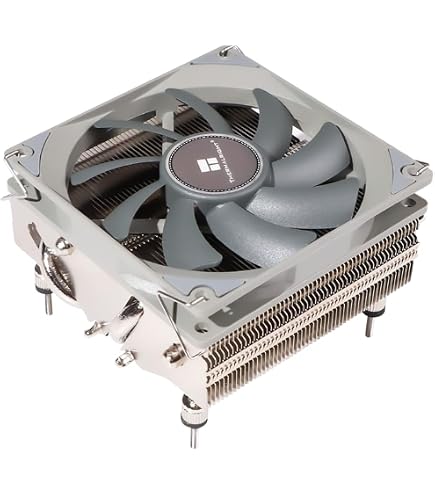 Ventilateur CPU Bas Profil TZMRIT IS-55 - 55 Mm, 5 Heatpipes, Ventilateur Slim 120 Mm, Pour Intel/AMD - 6