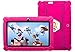 Price comparison product image Special Offer IPS Kids Tablet - Tecwizz 7 Inch Kids Jumbo IPS Tablet PC Bundle (Quad Core, 8GB, HD, Google Android Kitkat 4.4, WIFI Enabled) + Extra Heavy Duty Kid Proof Silicon Case (Pink)