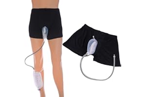 KYAOAYO Worek na mocz dla kobiet/mężczyzn, przenośny worek na mocz, wielokrotnego użytku dla mężczyzn i kobiet, szczelny worek na mocz, lejek na mocz, worek do drenażu moczu (M)