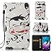 Produktbild Fanryn Samsung Galaxy J3 (2016)J310 Wallet Tasche Brieftasche Schutzhülle ,Gemaltes Muster Design Hochwertige PU Leder Folio Tasche Case Hülle im Bookstyle mit Standfunktion Kredit Kartenfächer (Kühe)